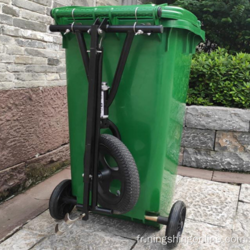 La corbeille à la corbeille de Wheelie Bin peut avoir une chariot à main